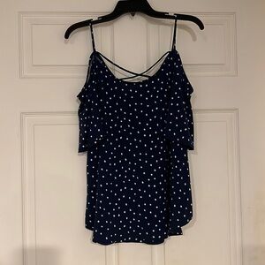 Kaileigh Polka Dot Top